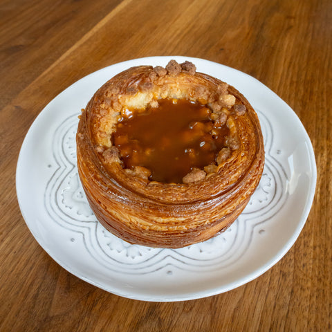 Apple crumble danish