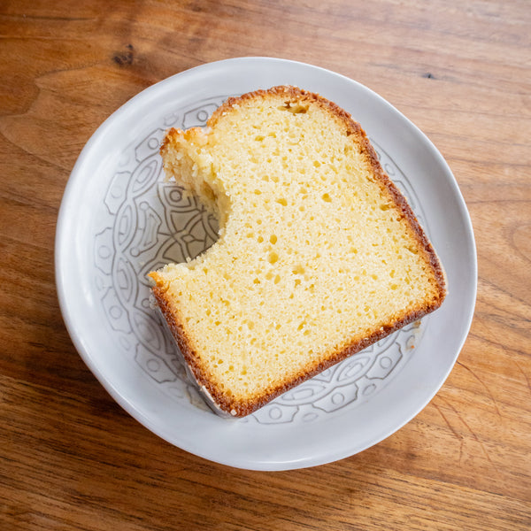 Lemon cake slice