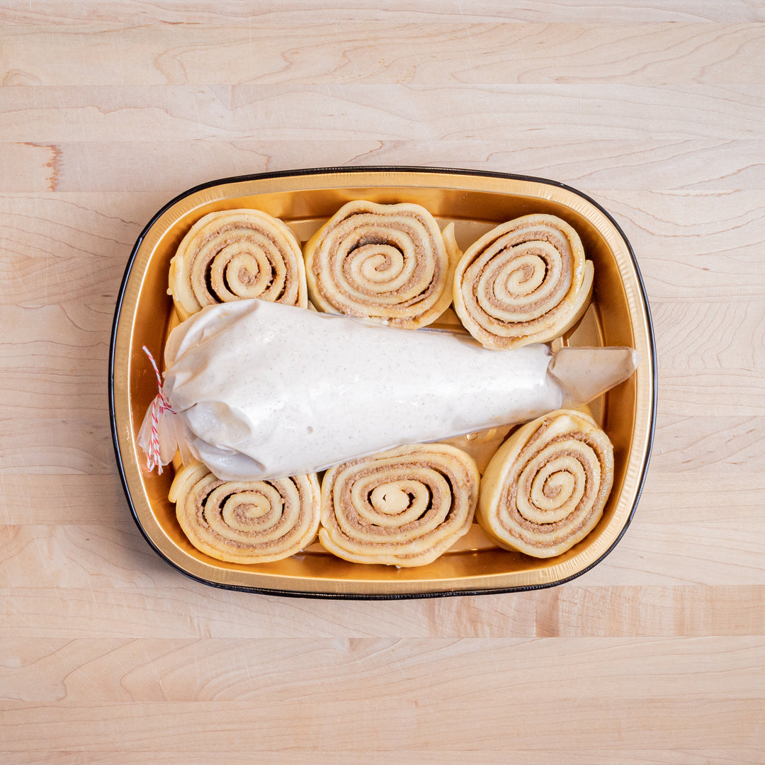 Bakeathome brioche cinnamon rolls Sugarbloom Bakery